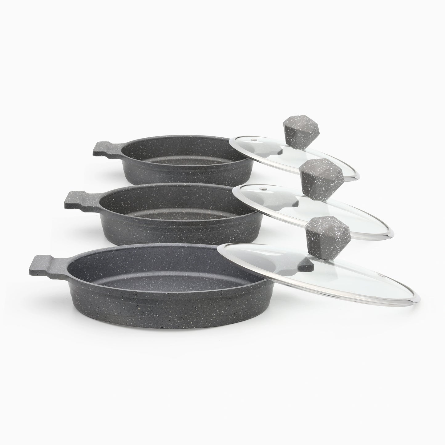 Pan | Gray-6pcs